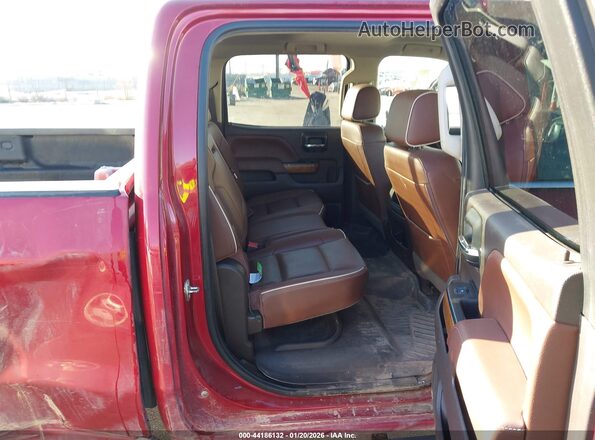 1GC1KUEY6KF142986 2019 CHEVROLET SILVERADO Red Widok naklejki z numerem VIN