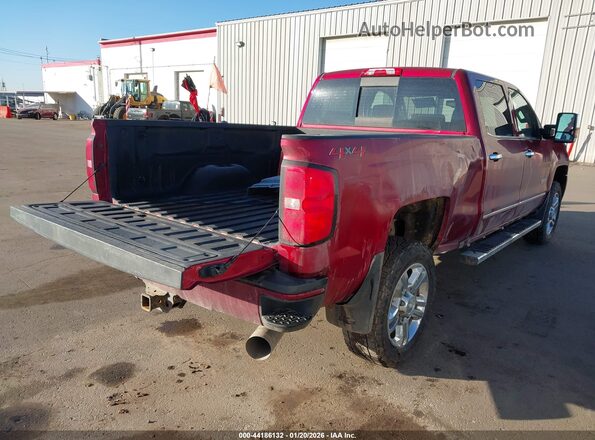 1GC1KUEY6KF142986 2019 CHEVROLET SILVERADO Red Tył prawy