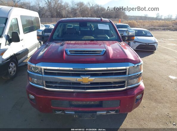 1GC1KUEY6KF142986 2019 CHEVROLET SILVERADO Red Widok zestawu wskaźników