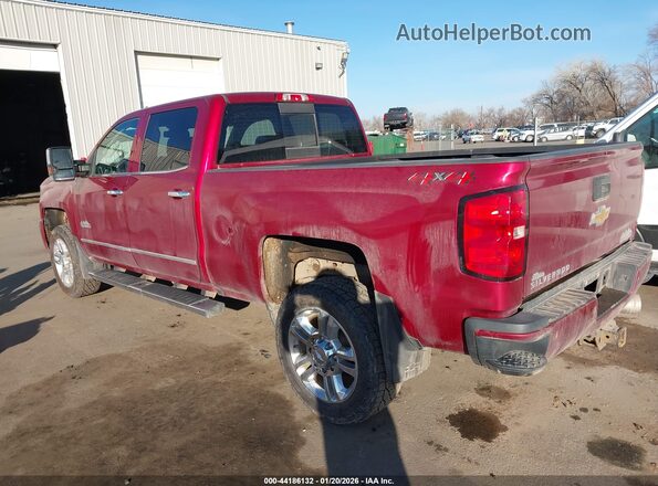 1GC1KUEY6KF142986 2019 CHEVROLET SILVERADO Red Tył lewy