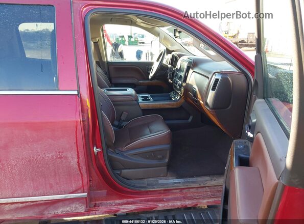 1GC1KUEY6KF142986 2019 CHEVROLET SILVERADO Red Widok wnętrza z przodu
