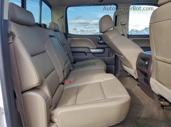 1GC1KWE85GF243973 2016 CHEVROLET SILVERADO White უკანა სავარძლების ხედი