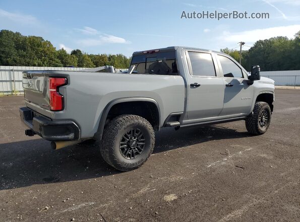 1GC4KYEY2SF218899 2025 CHEVROLET SILVERADO Gray Trasero derecho