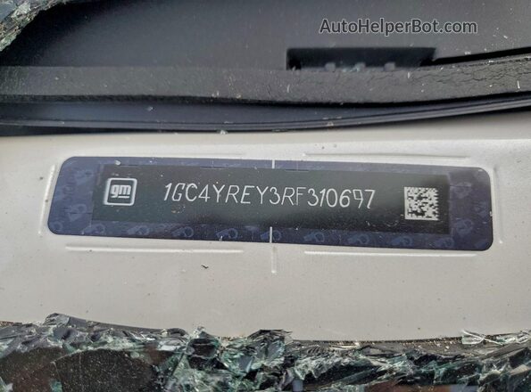 1GC4YREY3RF310697 2024 CHEVROLET SILVERADO White Widok naklejki z numerem VIN