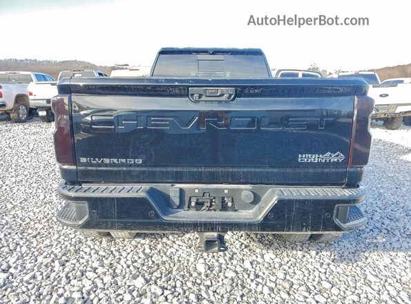 1GC4YVEY7NF149659 2022 CHEVROLET SILVERADO Black Вид ззаду