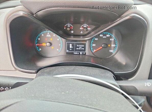 1GCGSBEA2N1238083 2022 CHEVROLET COLORADO White Vista del cuadro de instrumentos