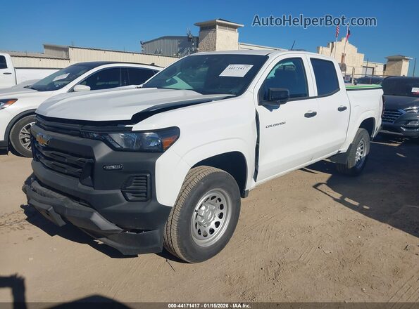 1GCGSBEC8R1257387 2024 CHEVROLET COLORADO White Առջևի ձախ երեք քառորդ տեսարան