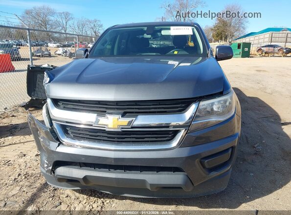 1GCGSCE32G1196816 2016 CHEVROLET COLORADO Серый Вид щитка приборов