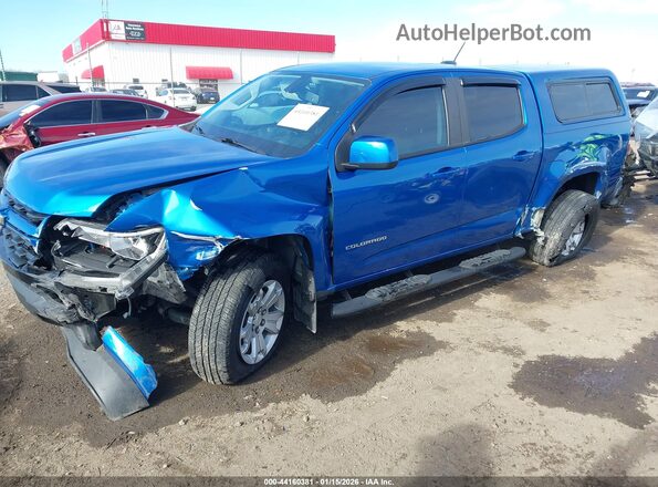 1GCGSCEN4M1158405 2021 CHEVROLET COLORADO Blue 
