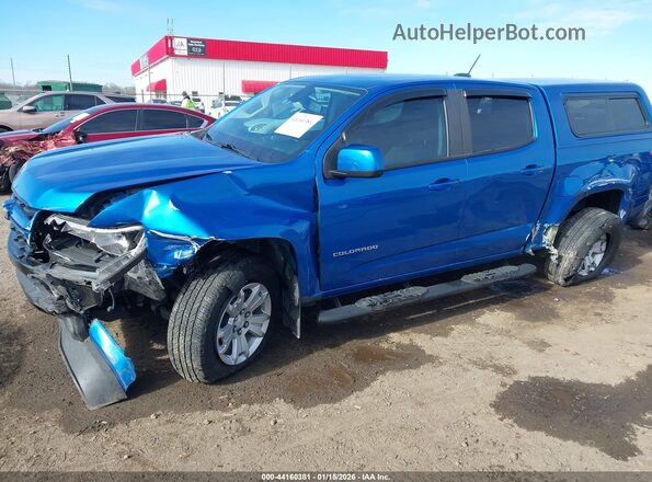 1GCGSCEN4M1158405 2021 CHEVROLET COLORADO Blue 