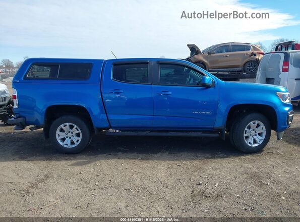 1GCGSCEN4M1158405 2021 CHEVROLET COLORADO Blue 