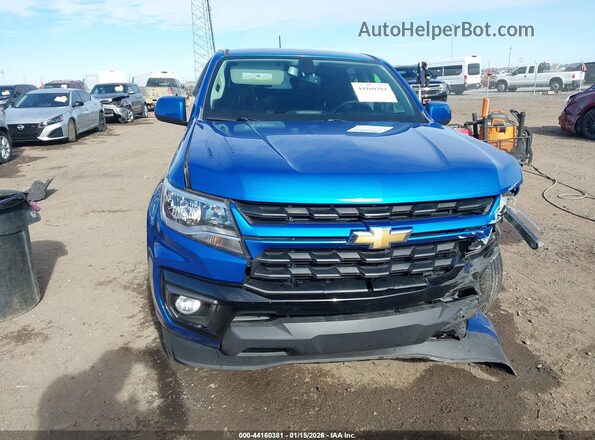 1GCGSCEN4M1158405 2021 CHEVROLET COLORADO Blue 