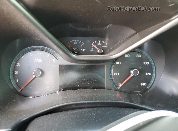 1GCGSDEN4N1331525 2022 CHEVROLET COLORADO White Instrument cluster view