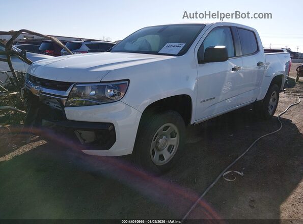 1GCGTBEN0N1129864 2022 CHEVROLET COLORADO White Vista tres cuartos delantera izquierda