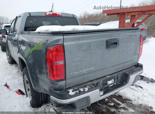 1GCGTBEN3N1308576 2022 CHEVROLET COLORADO Gray Trasero izquierdo