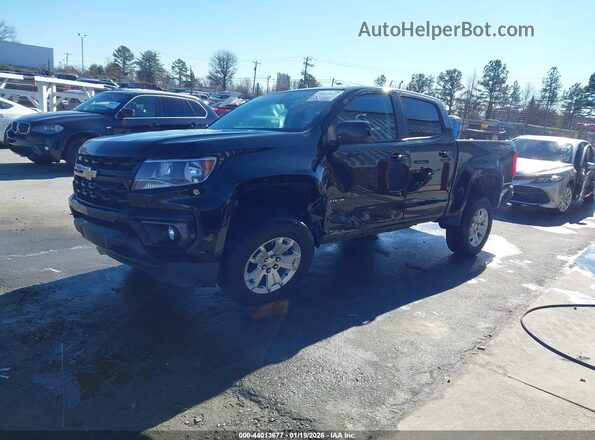 1GCGTCEN1N1246147 2022 CHEVROLET COLORADO Black Առջևի ձախ երեք քառորդ տեսարան