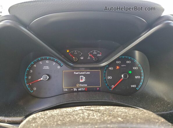 1GCGTCEN3L1218590 2020 CHEVROLET COLORADO White Vista del cuadro de instrumentos