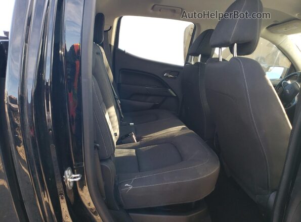 1GCGTCEN9J1309201 2018 CHEVROLET COLORADO Black უკანა სავარძლების ხედი
