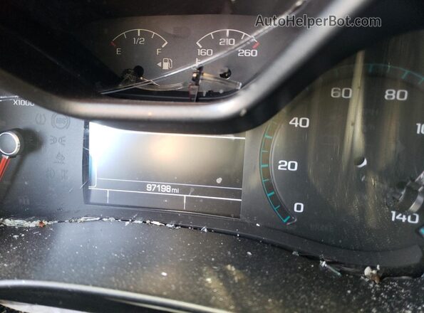 1GCGTCEN9J1309201 2018 CHEVROLET COLORADO Black ხელსაწყოთა პანელის ხედი