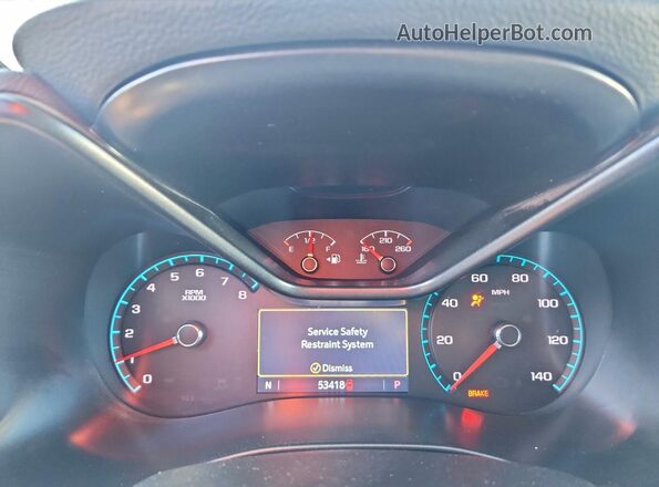 1GCGTDEN7M1275737 2021 CHEVROLET COLORADO Black Вид щитка приладів
