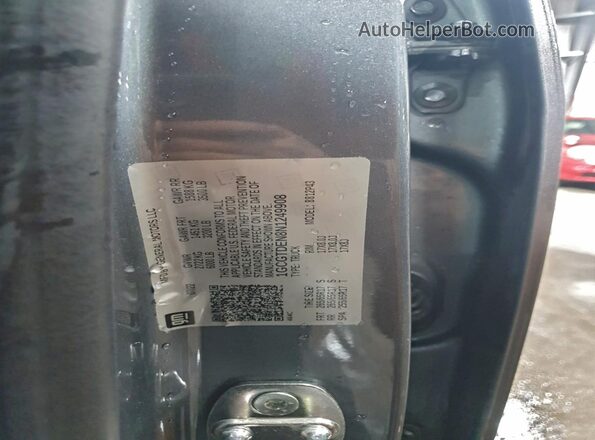 1GCGTDEN8N1249908 2022 CHEVROLET COLORADO Gray Vista del compartimento del motor