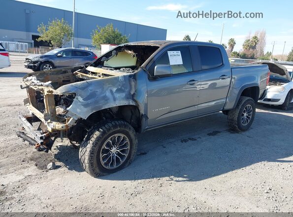 1GCGTEEN4N1232982 2022 CHEVROLET COLORADO Gray Vista tres cuartos delantera izquierda