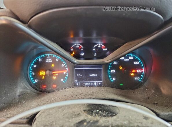 1GCHSCEAXN1247981 2022 CHEVROLET COLORADO White Instrument cluster view