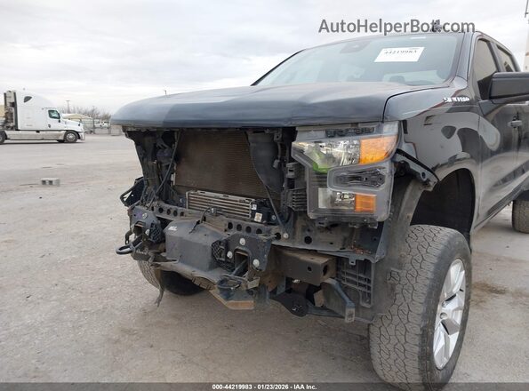 1GCPABEK1NZ558332 2022 CHEVROLET SILVERADO Black Widok z przodu