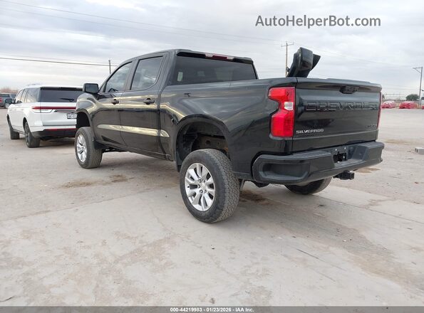 1GCPABEK1NZ558332 2022 CHEVROLET SILVERADO Black Tył lewy