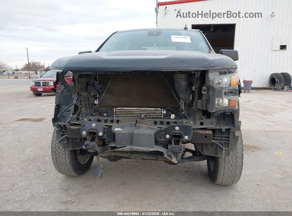 1GCPABEK1NZ558332 2022 CHEVROLET SILVERADO Black Widok zestawu wskaźników