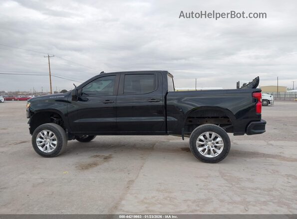 1GCPABEK1NZ558332 2022 CHEVROLET SILVERADO Black Widok wnętrza 360 stopni