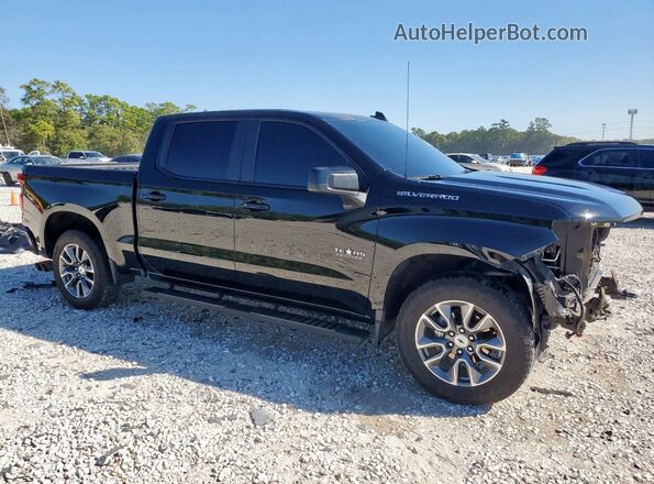 1GCPADED8RZ348846 2024 CHEVROLET SILVERADO Черный Передняя правая четверть