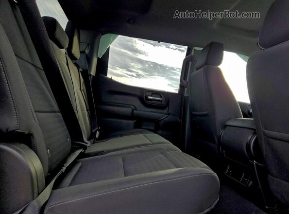 1GCPDBEK2NZ555320 2022 CHEVROLET SILVERADO Blue Widok tylnych siedzeń