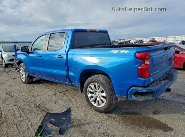 1GCPDBEK2NZ555320 2022 CHEVROLET SILVERADO Blue Tył lewy