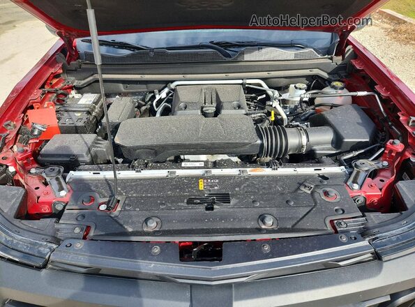 1GCPSBEK0S1236420 2025 CHEVROLET COLORADO Red Rear interior view