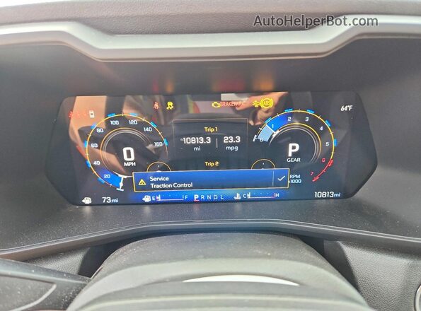 1GCPSBEK0S1236420 2025 CHEVROLET COLORADO Red Instrument cluster view