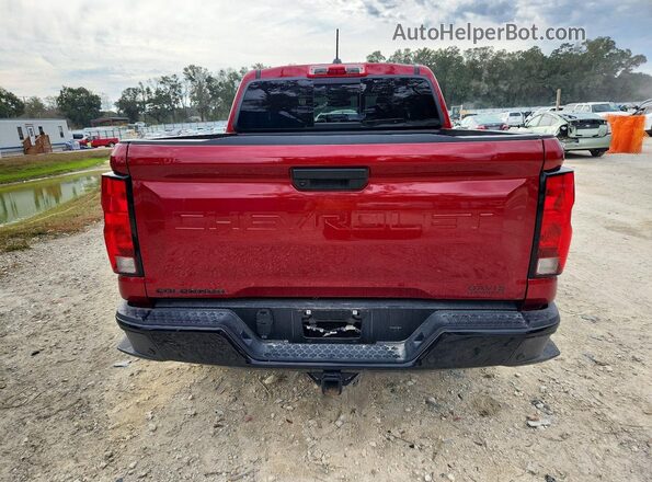 1GCPSBEK0S1236420 2025 CHEVROLET COLORADO Red Rear view