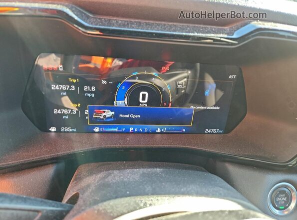 1GCPSCEK7R1194506 2024 CHEVROLET COLORADO Gray Instrument cluster view