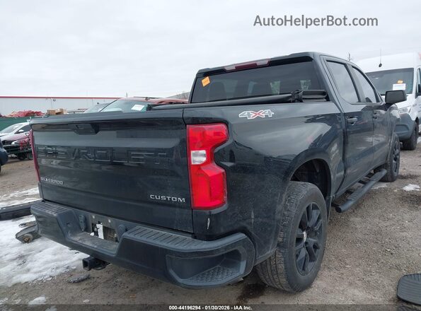 1GCPYBEK5MZ398062 2021 CHEVROLET SILVERADO Черный Задняя правая четверть