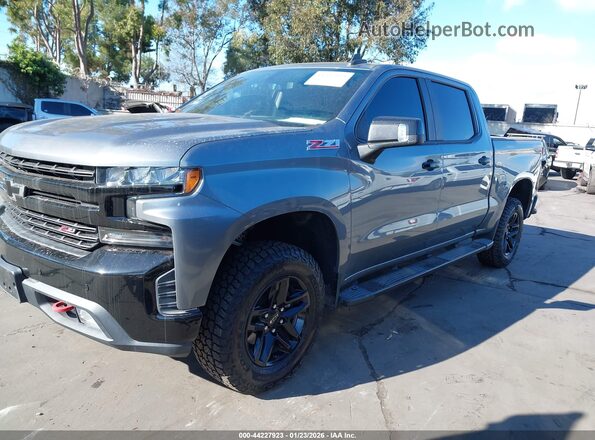 1GCPYFED5KZ251746 2019 CHEVROLET SILVERADO Gray Передня ліва чверть