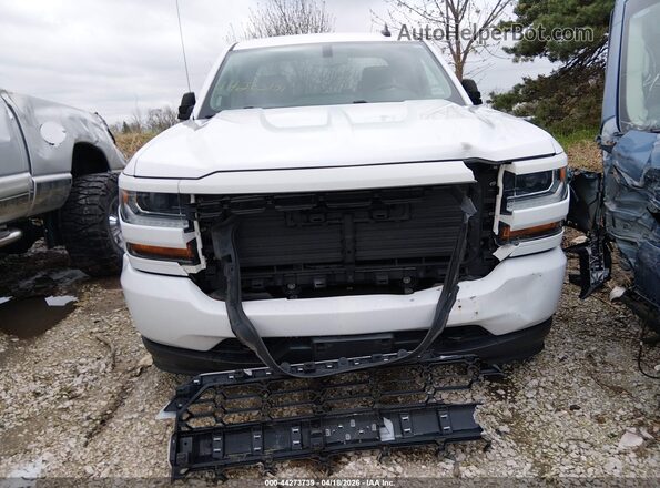 1GCRCPEC9JZ211141 2018 CHEVROLET SILVERADO White Vista del cuadro de instrumentos
