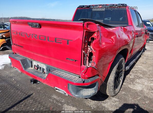 1GCUDEED3NZ534725 2022 CHEVROLET SILVERADO Red Задня права чверть