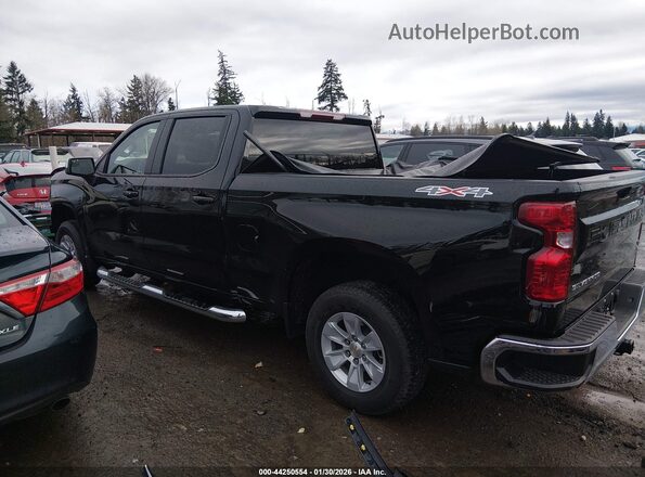 1GCUKDED8SZ242984 2025 CHEVROLET SILVERADO Black Vista interior de 360 grados