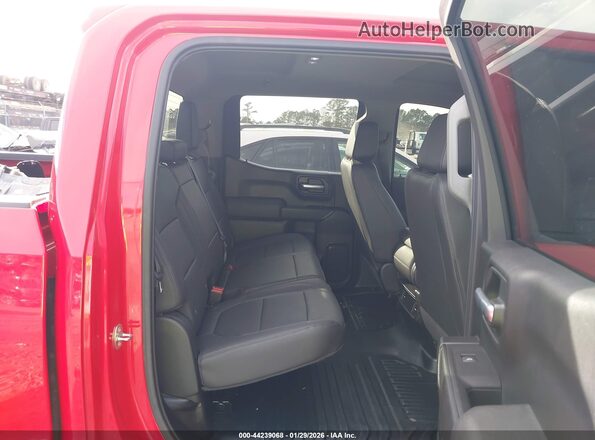 1GCUYAEF7LZ271196 2020 CHEVROLET SILVERADO Red Widok naklejki z numerem VIN