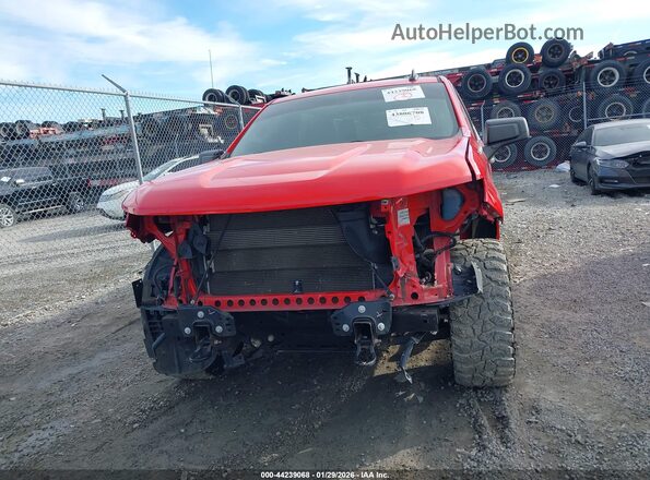 1GCUYAEF7LZ271196 2020 CHEVROLET SILVERADO Red Widok wnętrza z tyłu