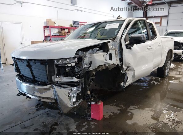1GCUYDED4LZ268451 2020 CHEVROLET SILVERADO White Vista tres cuartos delantera izquierda