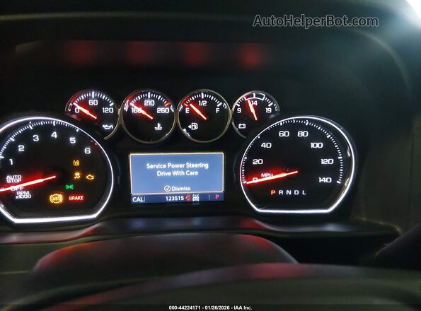 1GCUYDED4LZ268451 2020 CHEVROLET SILVERADO White Vista de los asientos traseros