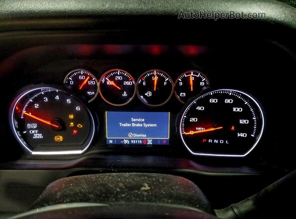 1GCUYEED1MZ186815 2021 CHEVROLET 1500 Black Widok zestawu wskaźników