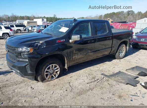 1GCUYEED9KZ214468 2019 CHEVROLET SILVERADO Черный Передняя левая четверть
