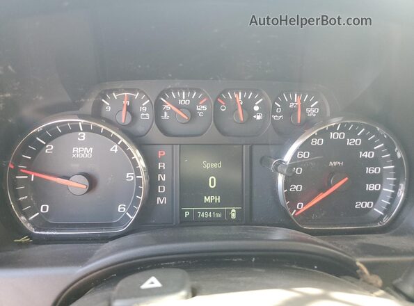 1GCVKNEC1GZ360626 2016 CHEVROLET SILVERADO Black ხელსაწყოთა პანელის ხედი